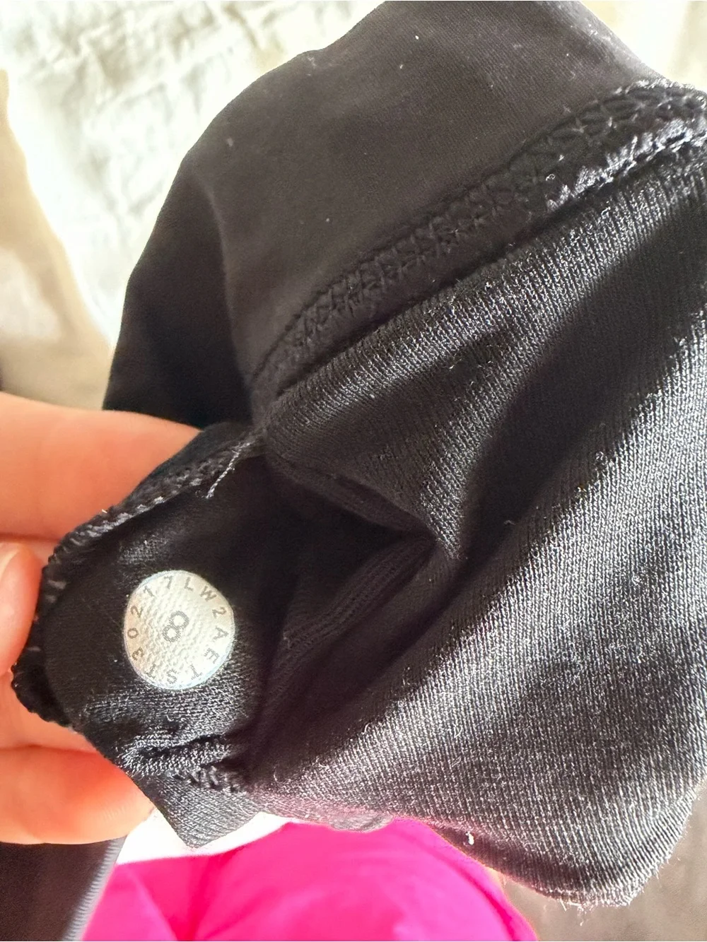 lululemon athletica invigorate black razorback sports bra with mesh back - Picture 6 of 6